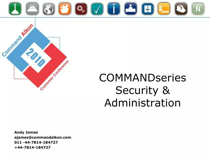 commandseries security administration