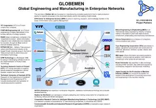 GLOBEMEN Global Engineering and Manufacturing in Enterprise Networks