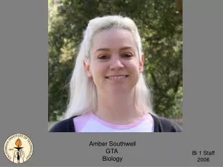 Amber Southwell GTA Biology