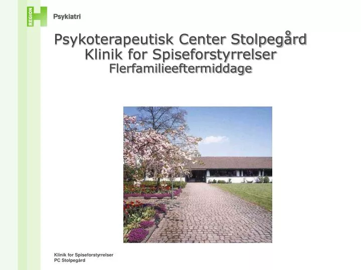 psykoterapeutisk center stolpeg rd klinik for spiseforstyrrelser flerfamilieeftermiddage