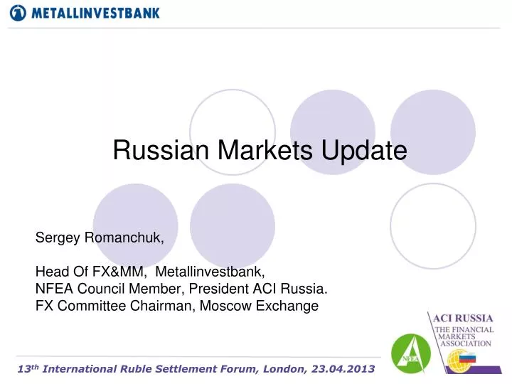 russian markets update