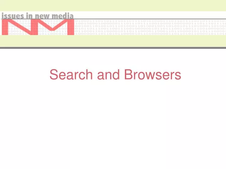 search and browsers