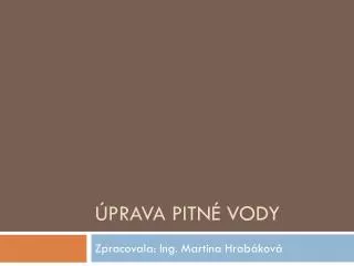 prava pitn vody