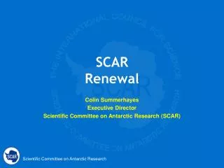 SCAR Renewal