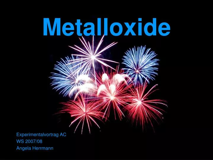 metalloxide