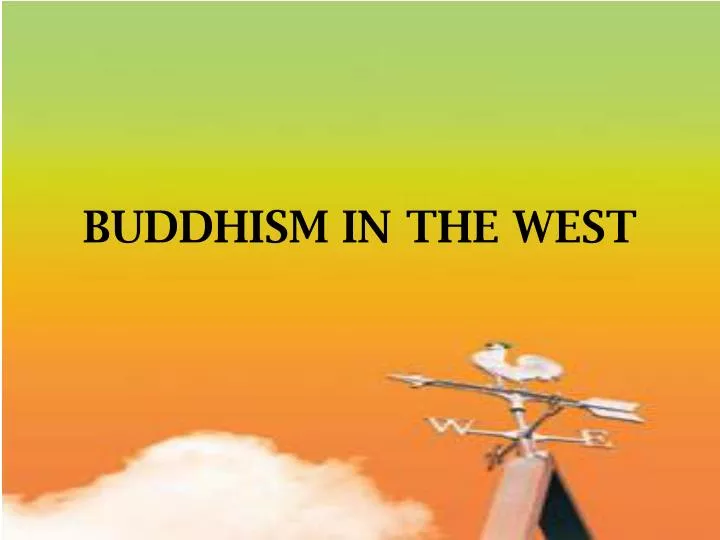 buddhism in the west