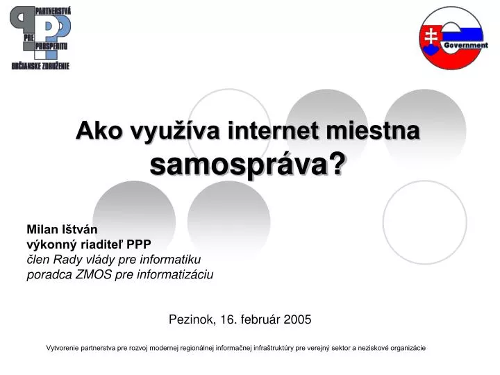 ako vyu va internet miestna samospr va