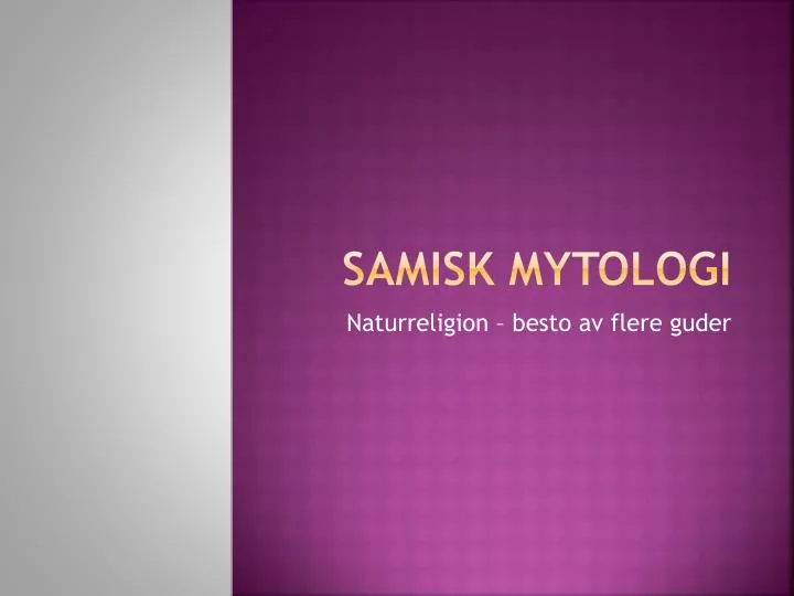 samisk mytologi