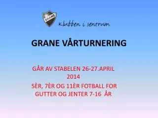 grane v rturnering
