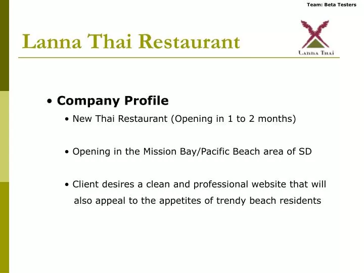 lanna thai restaurant