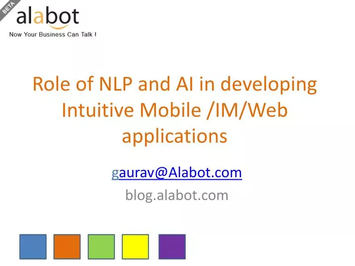 role of nlp and ai in developing intuitive mobile im web applications