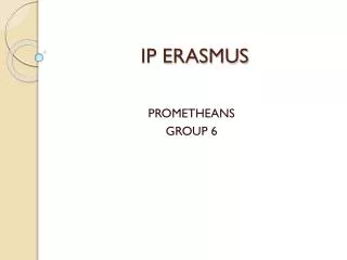 ip erasmus