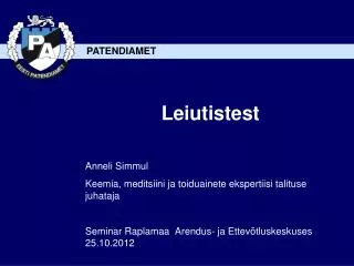 leiutistest