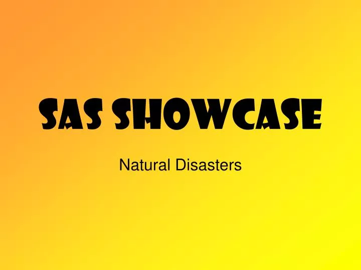 sas showcase
