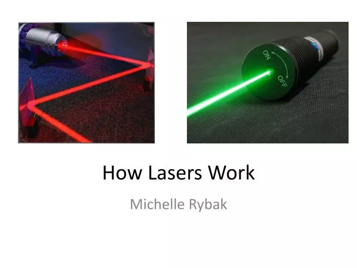 how lasers work