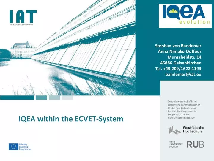 iqea within the ecvet system