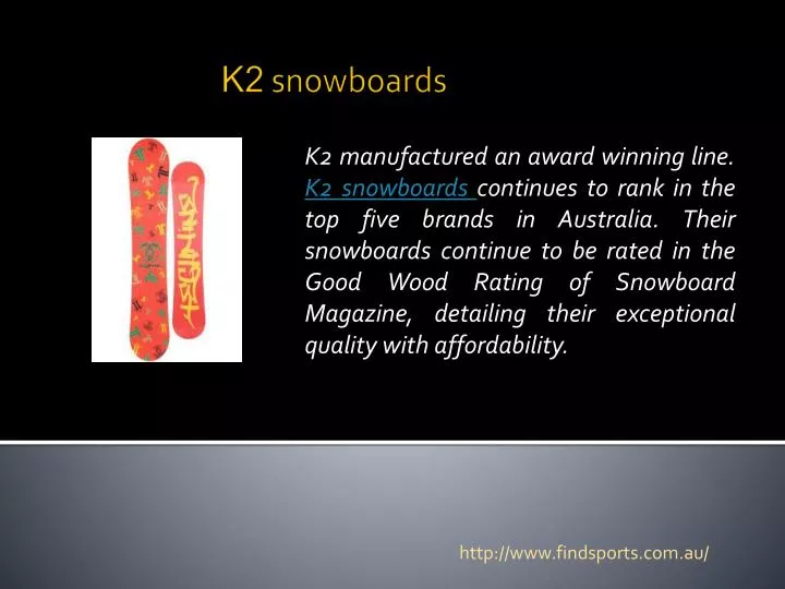 k2 snowboards
