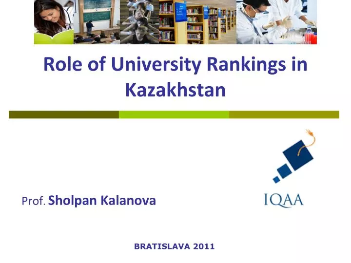 role of university rankings in kazakhstan