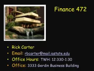 Finance 472