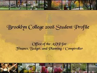Brooklyn College 2008 Student Profile
