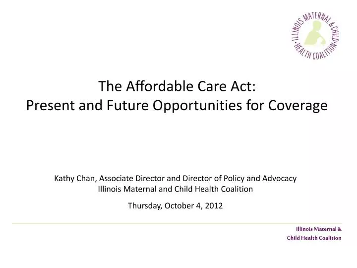 the affordable care act present and future opportunities for coverage