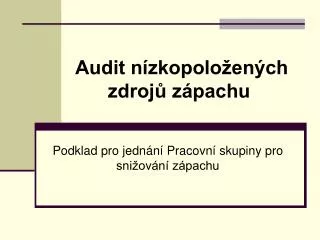 audit n zkopolo en ch zdroj z pachu