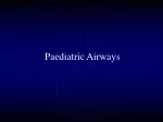 Paediatric Airways - slide 1