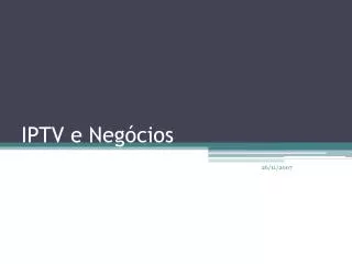 iptv e neg cios