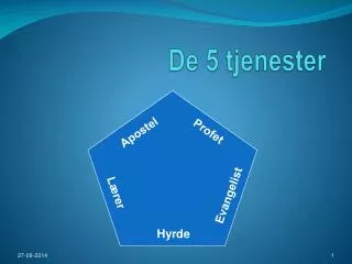 de 5 tjenester