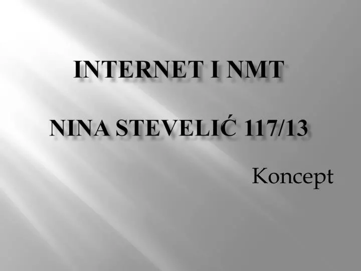 internet i nmt nina steveli 117 13