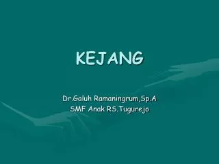 kejang