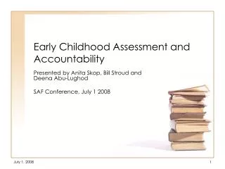 Early Childhood Assessment and Accountability