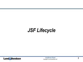 jsf lifecycle