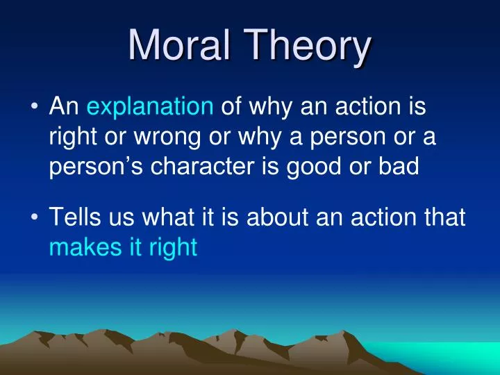 moral theory
