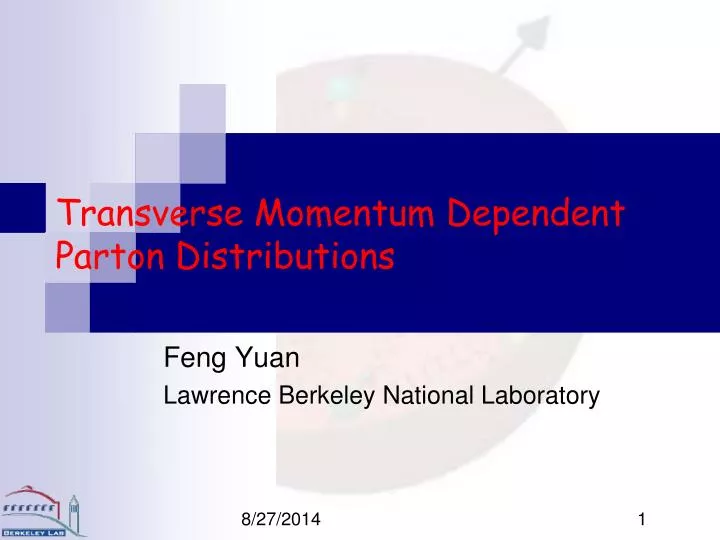 transverse momentum dependent parton distributions