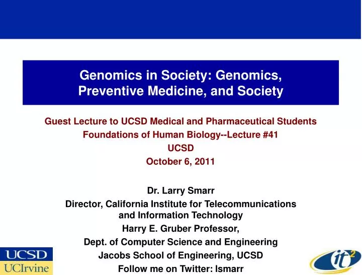 genomics in society genomics preventive medicine and society
