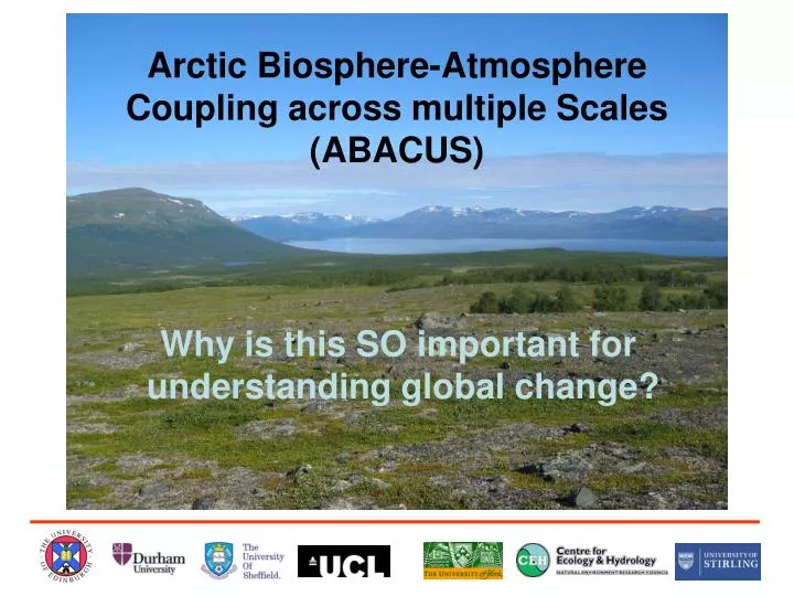 arctic biosphere atmosphere coupling across multiple scales abacus