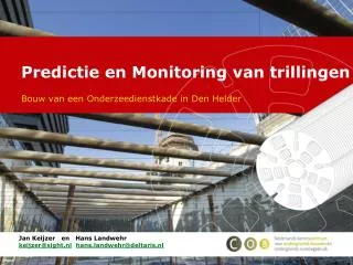 predictie en monitoring van trillingen
