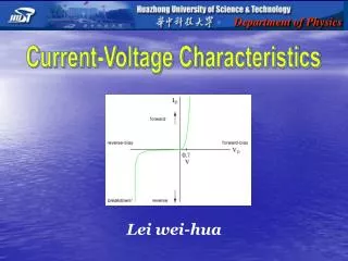 Current-Voltage Characteristics