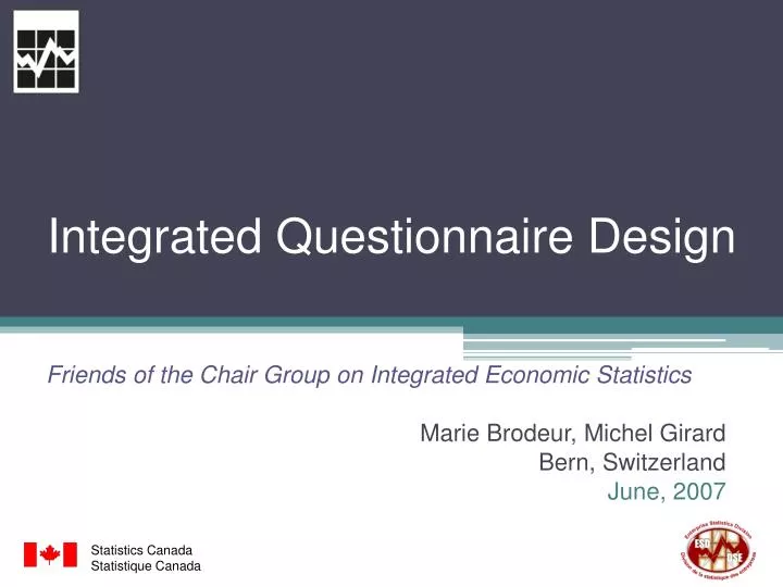 integrated questionnaire design