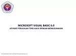 MICROSOFT VISUAL BASIC 6.0 APLIKASI PENJUALAN TOKO KADO DENGAN MENGGUNAKAN - slide 1