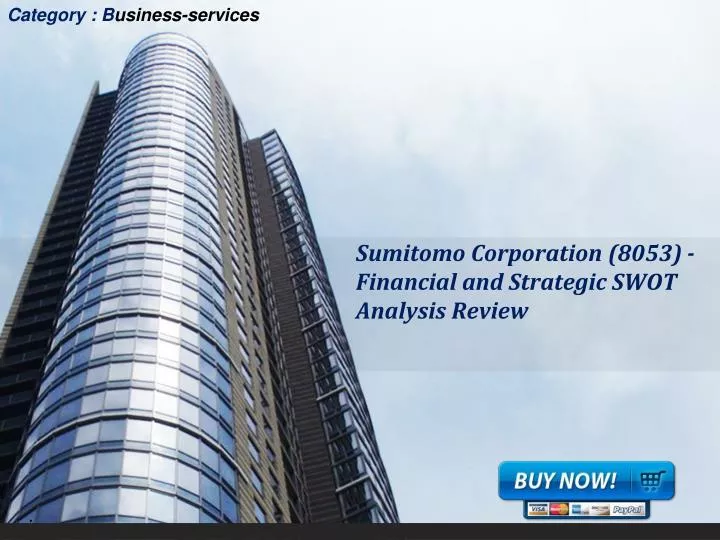 sumitomo corporation 8053 financial and strategic swot analysis review