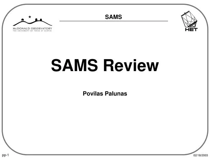 sams review