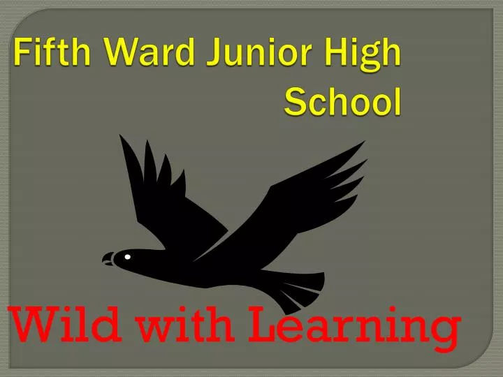 fifth ward junior high school