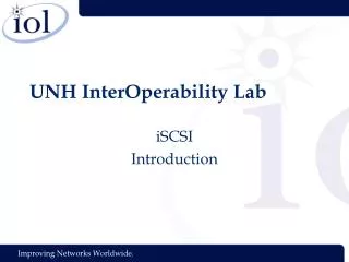 UNH InterOperability Lab