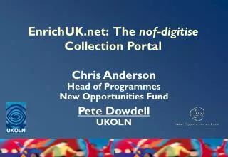 EnrichUK: The nof-digitise Collection Portal