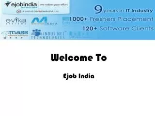 Ejobindia Offers Software Training With Great JOB Opportunit