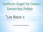 Los Rayos x - slide 1