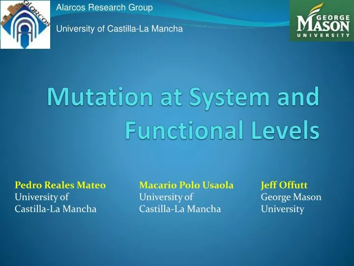 mutation at system and functional levels