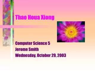 Thao Houa Xiong